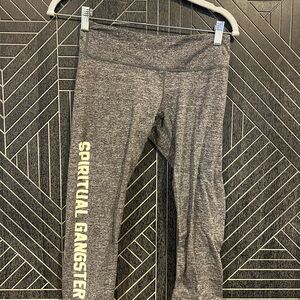 Spiritual Gangster Gray Leggings